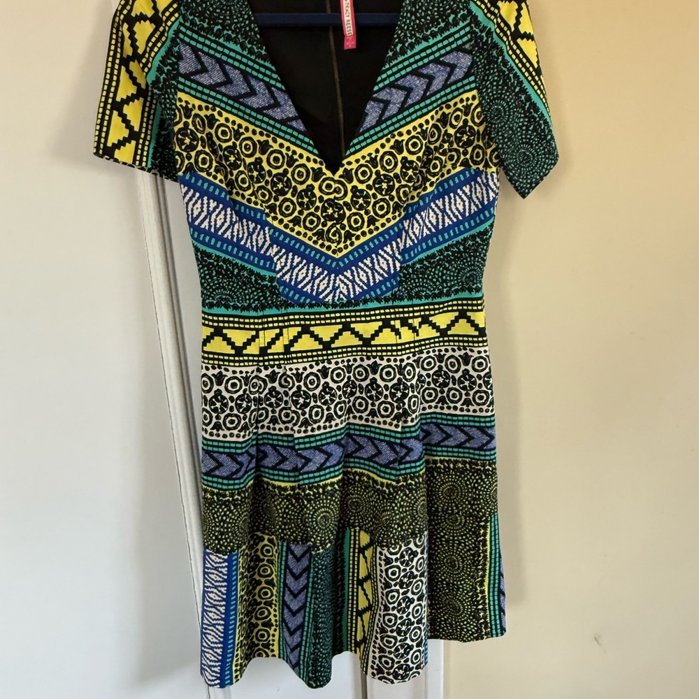 Tracy Reese Geometric Patterned Dress.